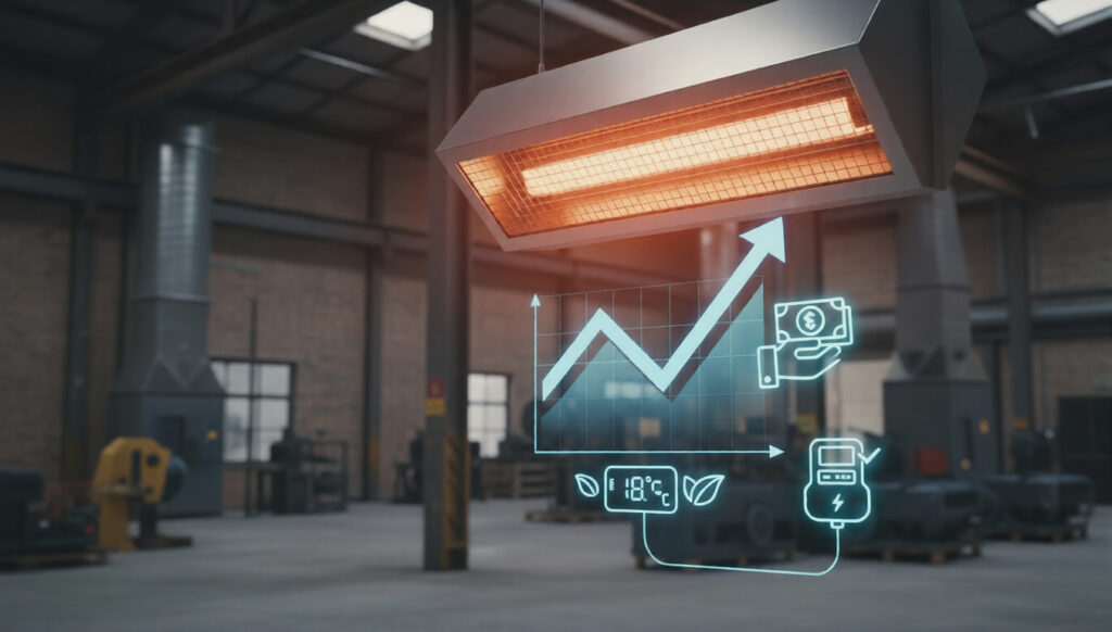 بهینه‌سازی مصرف انرژی هیتر تابشی: چطور با هیتر تابشی قبض گاز یا برق را کم کنیم؟