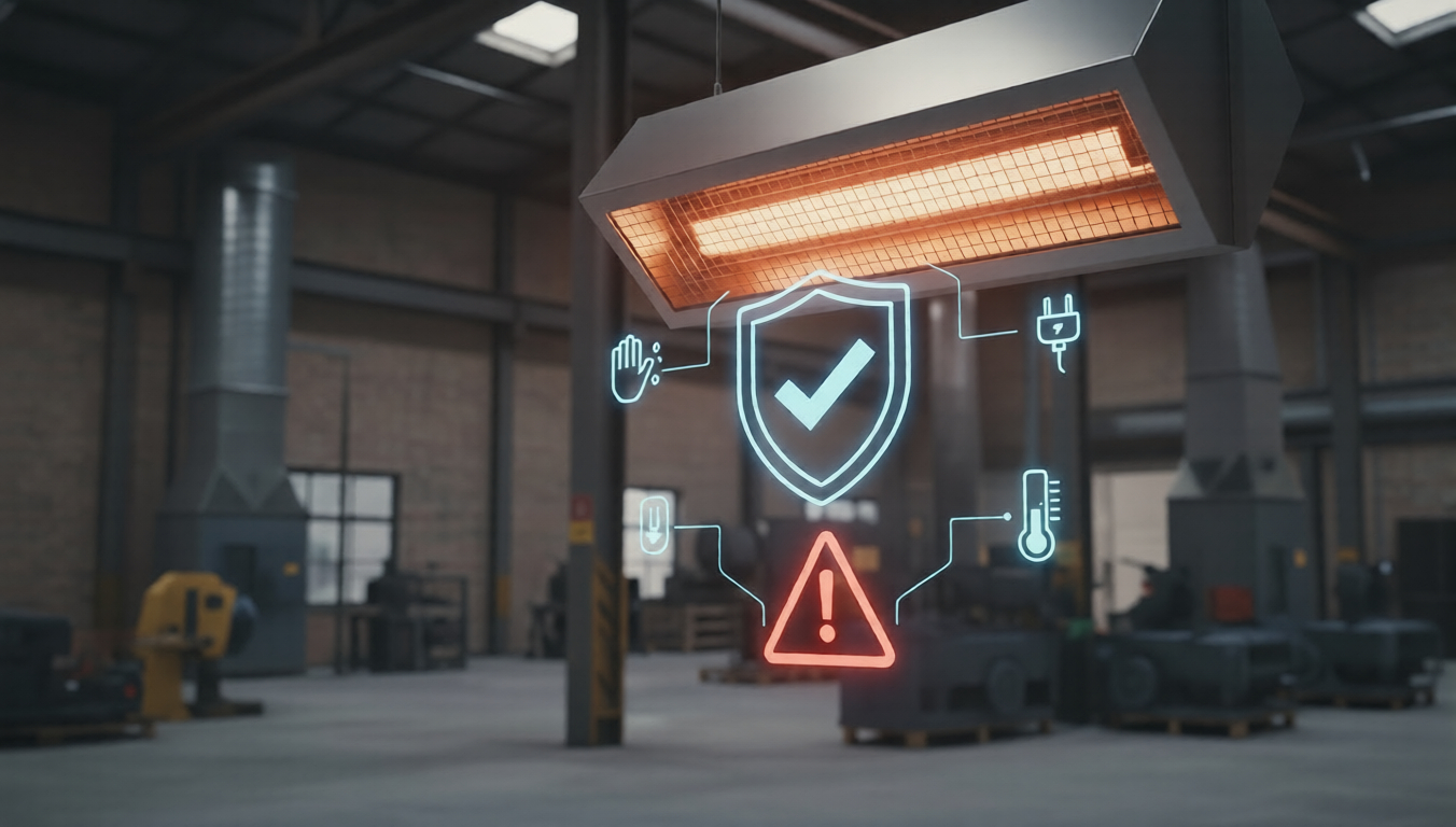 ایمنی هیتر تابشی: راهنمای استفاده ایمن